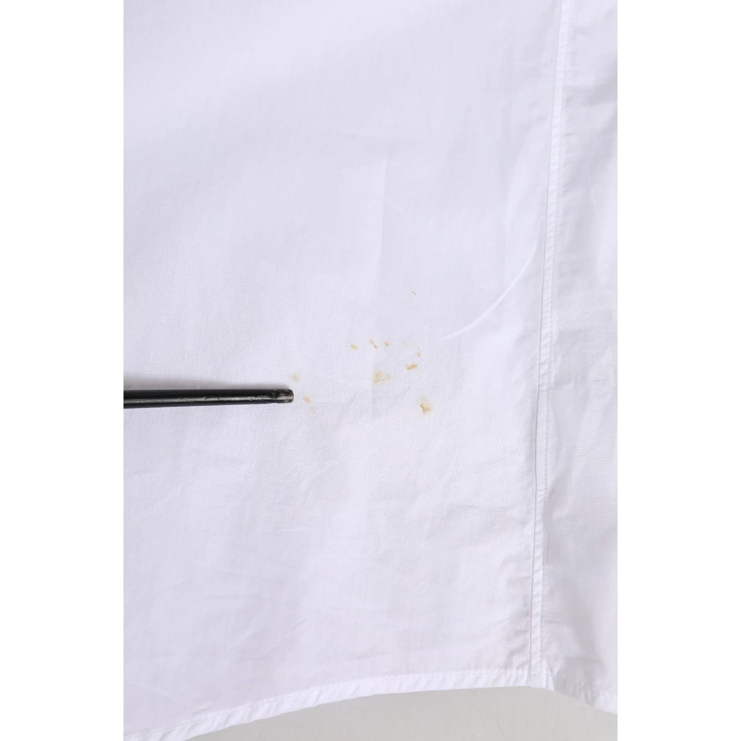 White Cotton Crown Collar GOLD Formal Shirt