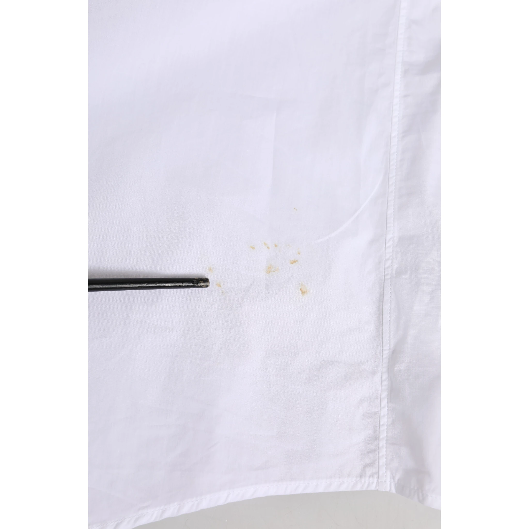 White Cotton Crown Collar GOLD Formal Shirt