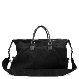Black Fabric Weekend Travel Bag