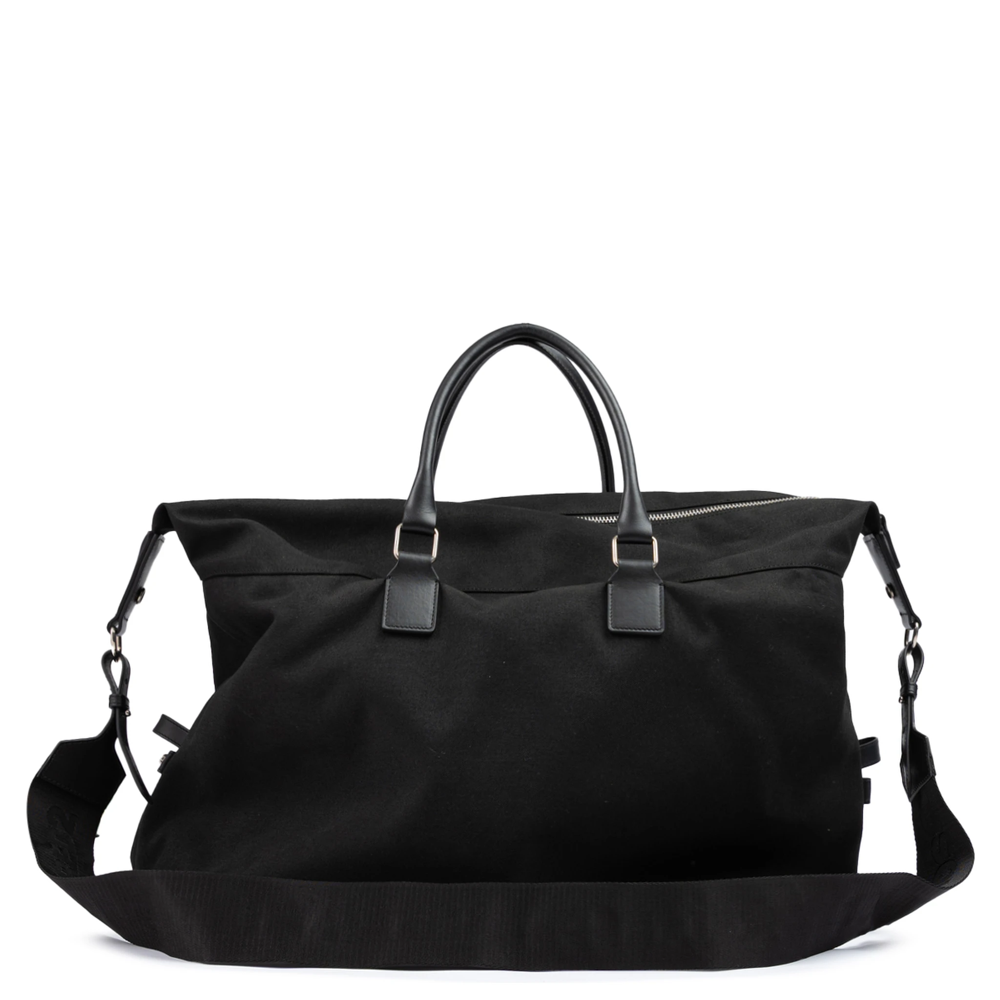Black Fabric Weekend Travel Bag