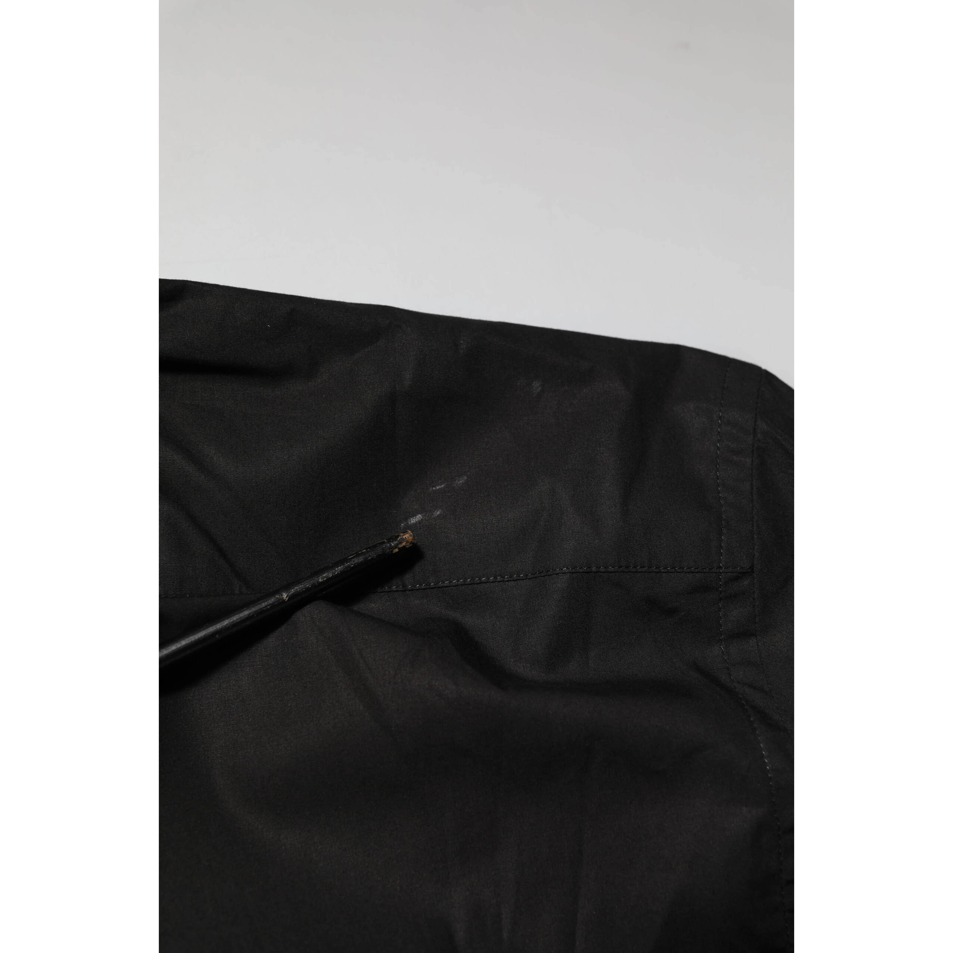 Black Cotton Star Sequin Dress Formal Men Shirt