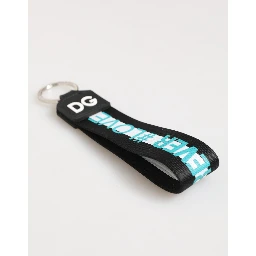 Multicolor Logo Polyester Brass Holder Keychain Keyring