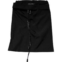 Black Green Logo Waistband Beachwear Short Swimwear