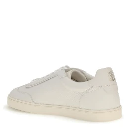 White Rubber Low Top Sneakers