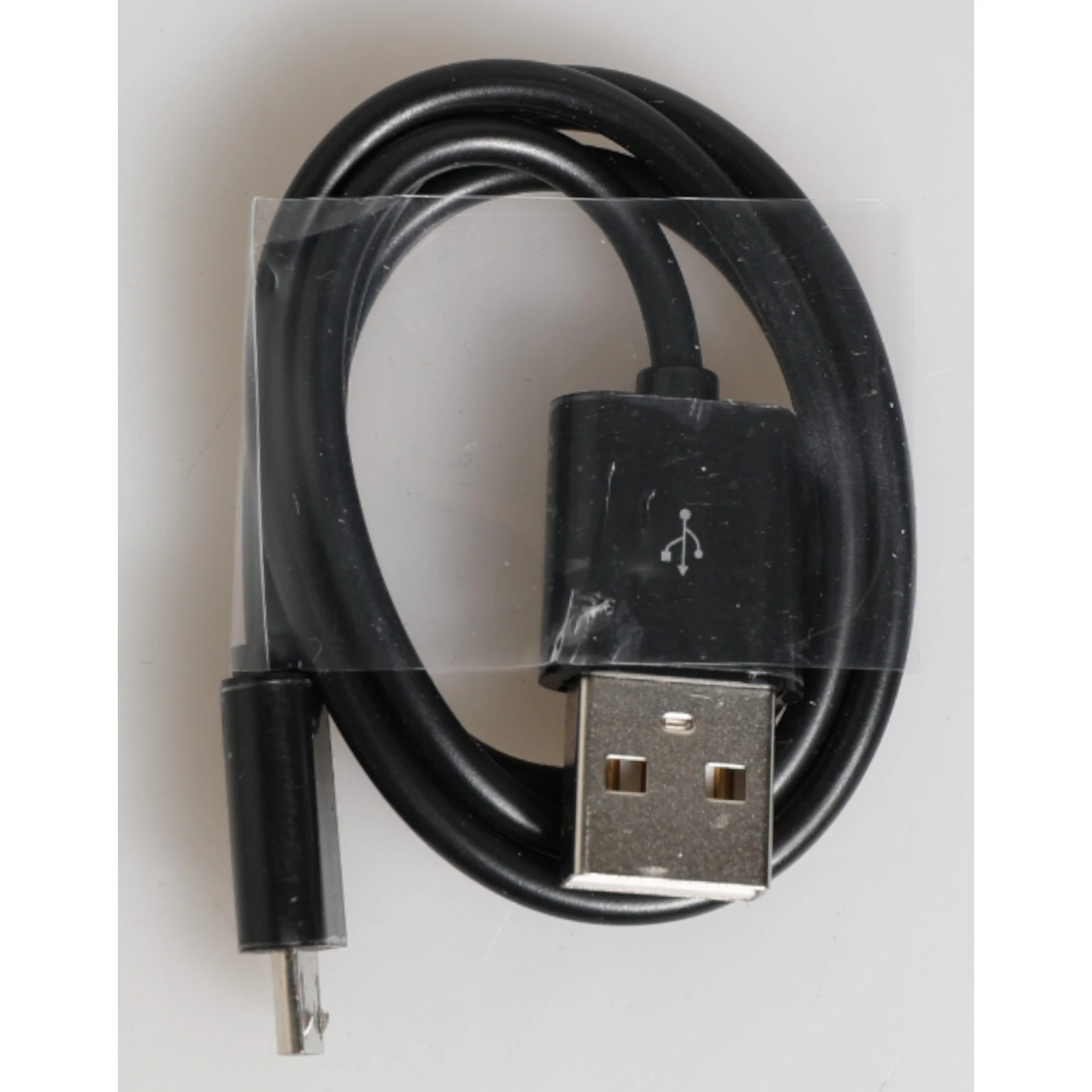 Black Leather Embossed Skin 3000mAh Power Bank Charger USB