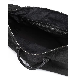 Black Fabric Weekend Travel Bag