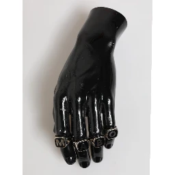 Silver Tone Brass Lettering Set 5 Pieces Adjustable Ring