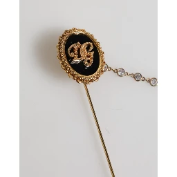 Lapel Pin DG Logo Gold Chain Mens Accessories Brooch