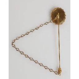 Lapel Pin DG Logo Gold Chain Mens Accessories Brooch