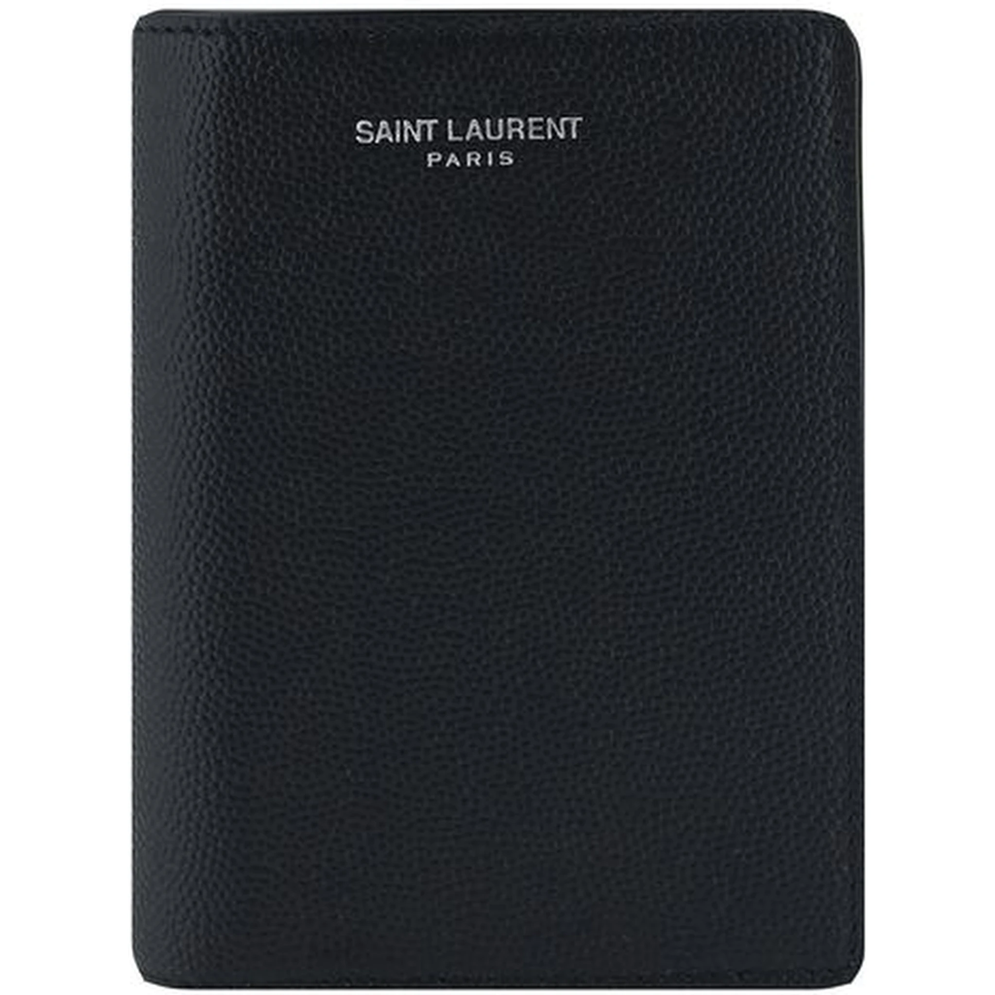 محفظة بوس توروس من جلد العجل الأسود