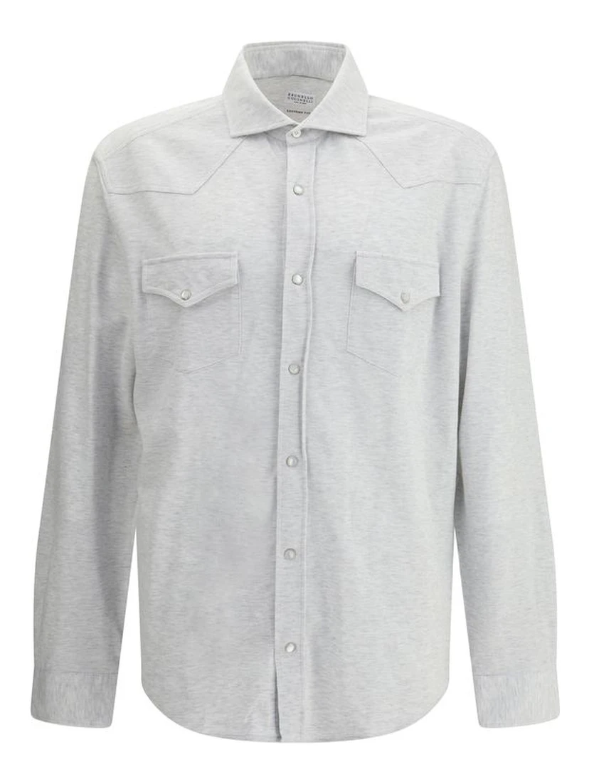 Gray Cotton Shirt
