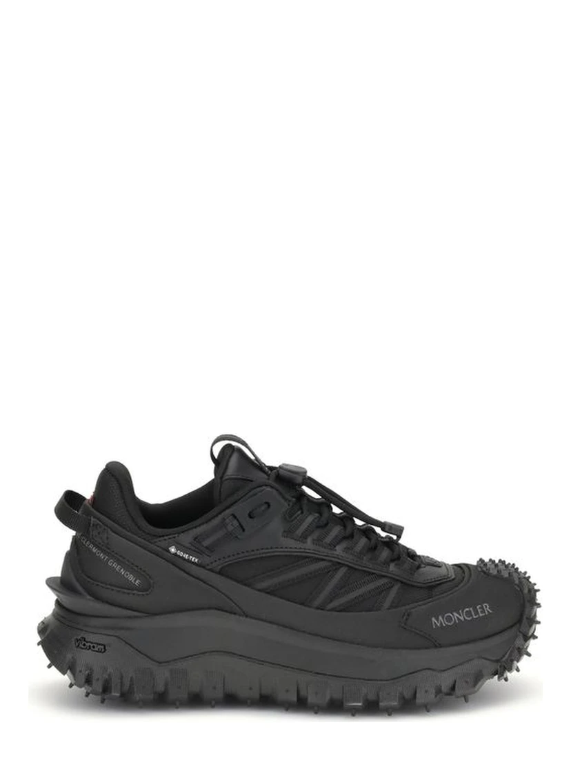 Black Calf Leather Bos Taurus Athletic Sneakers