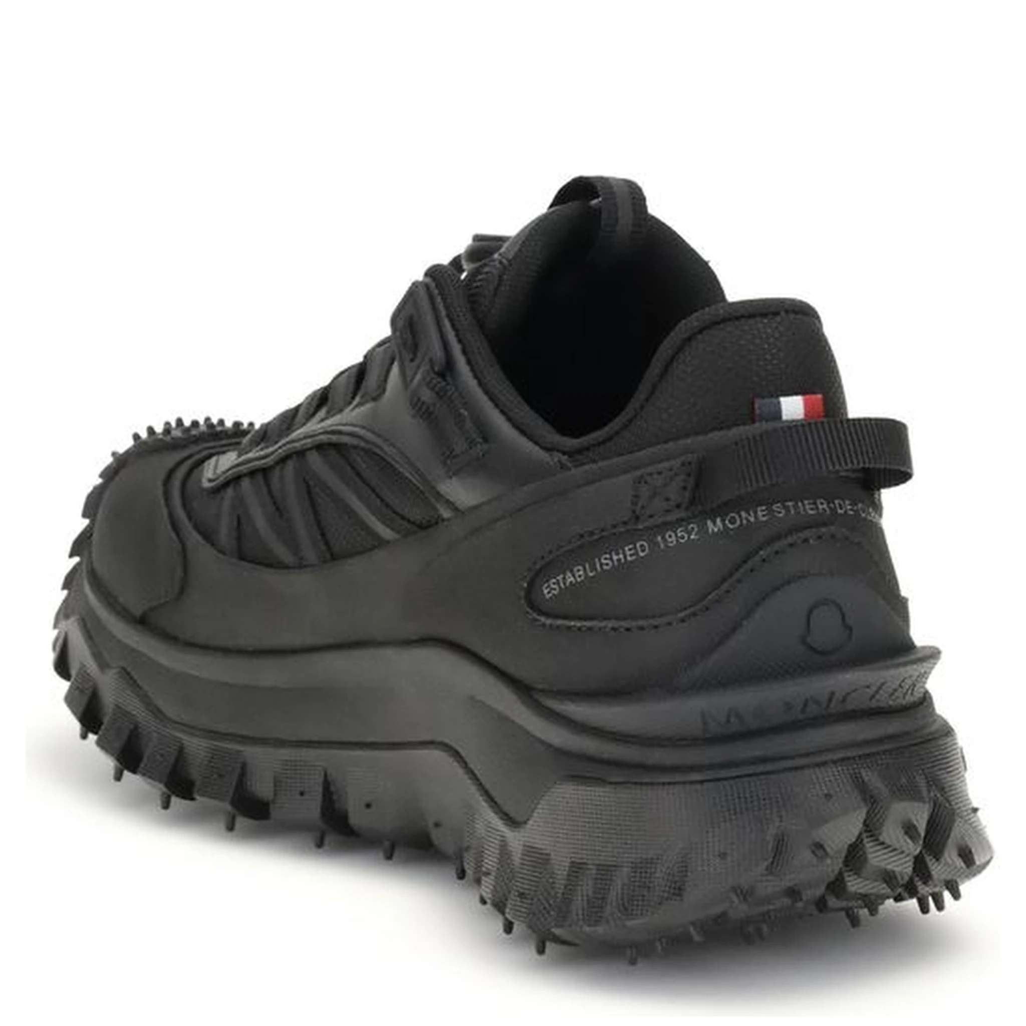 Black Calf Leather Bos Taurus Athletic Sneakers