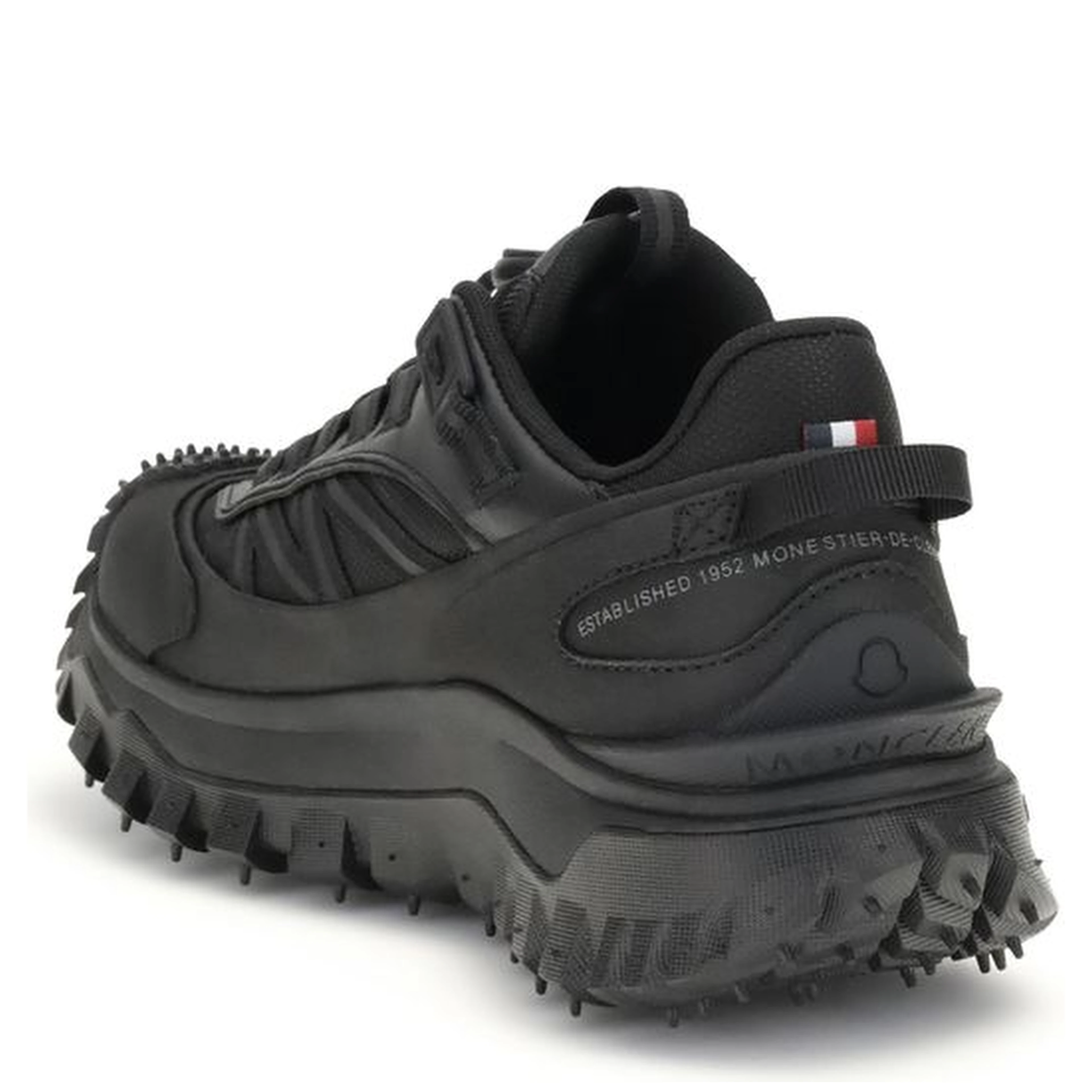 Black Calf Leather Bos Taurus Athletic Sneakers