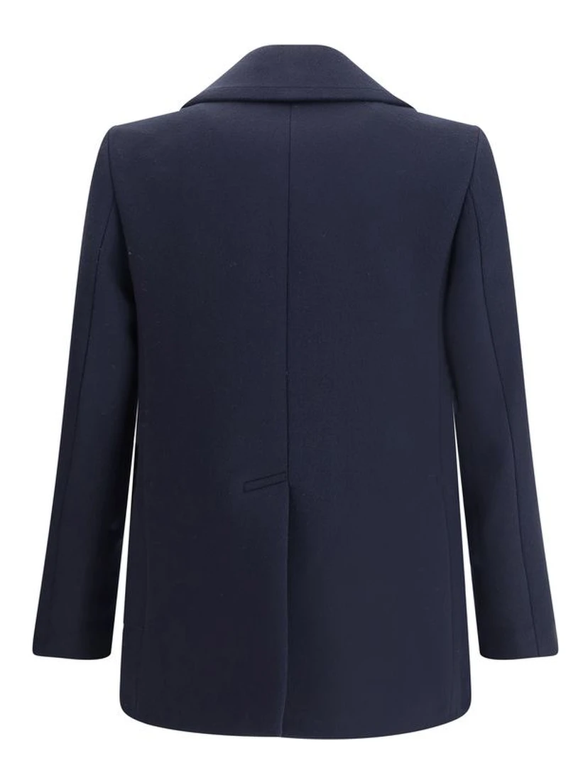Blue Wool Coat