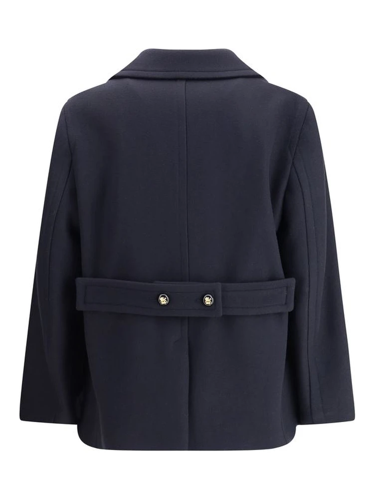 معطف صوف أزرق alternative