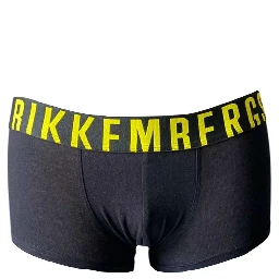 Black Cotton Men Boxer