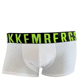 White Cotton Men Boxer