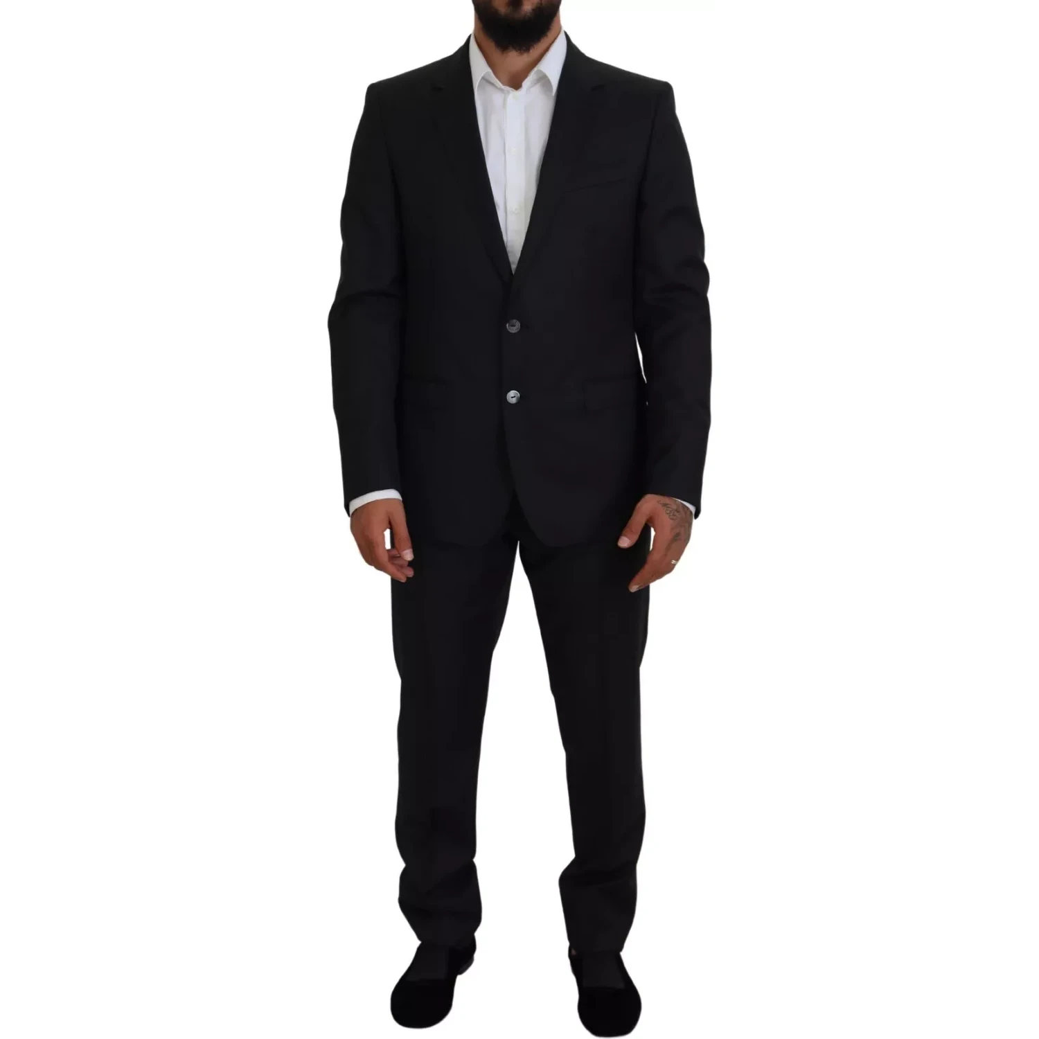 Melange Grey Wool 2 Piece MARTINI Suit