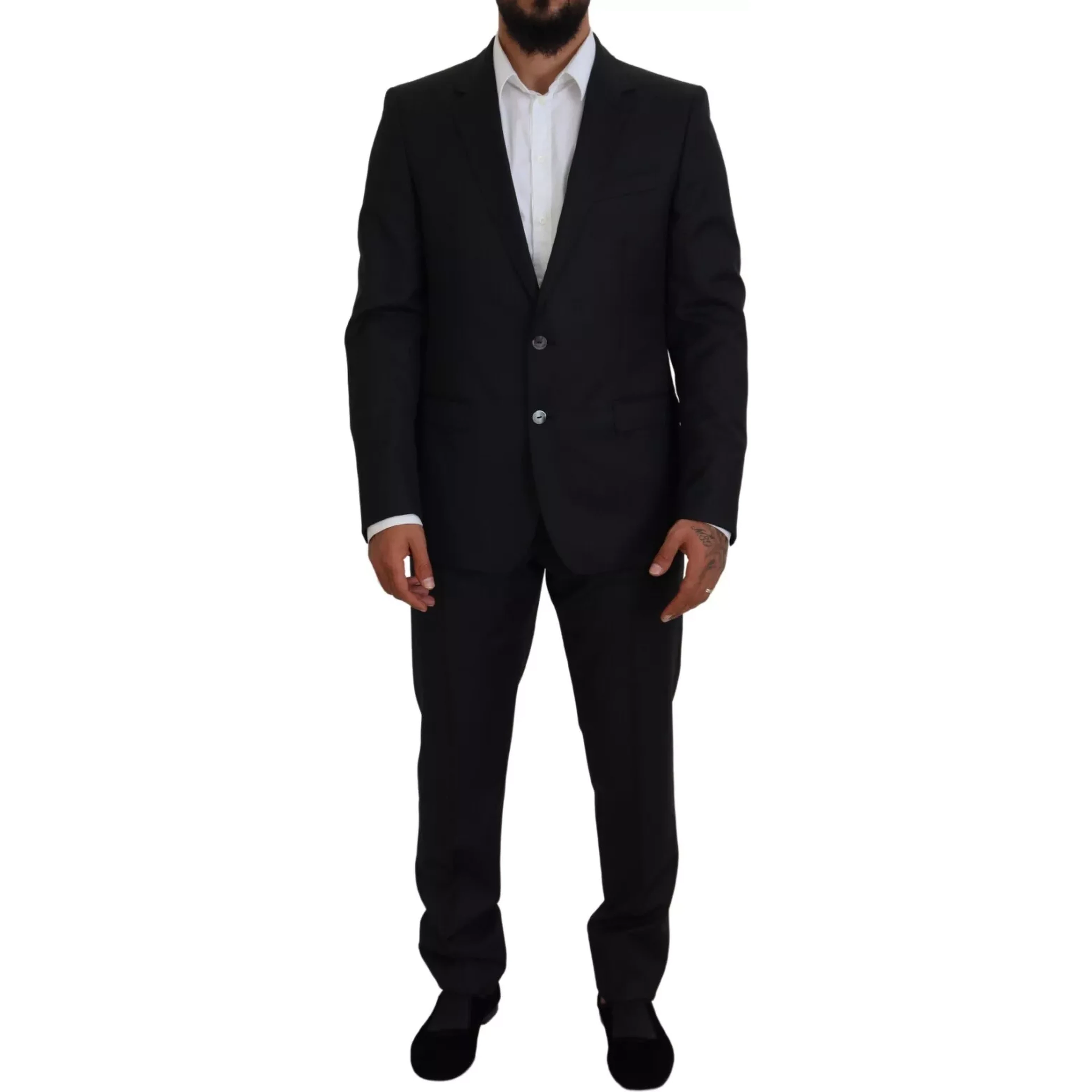 Melange Grey Wool 2 Piece MARTINI Suit
