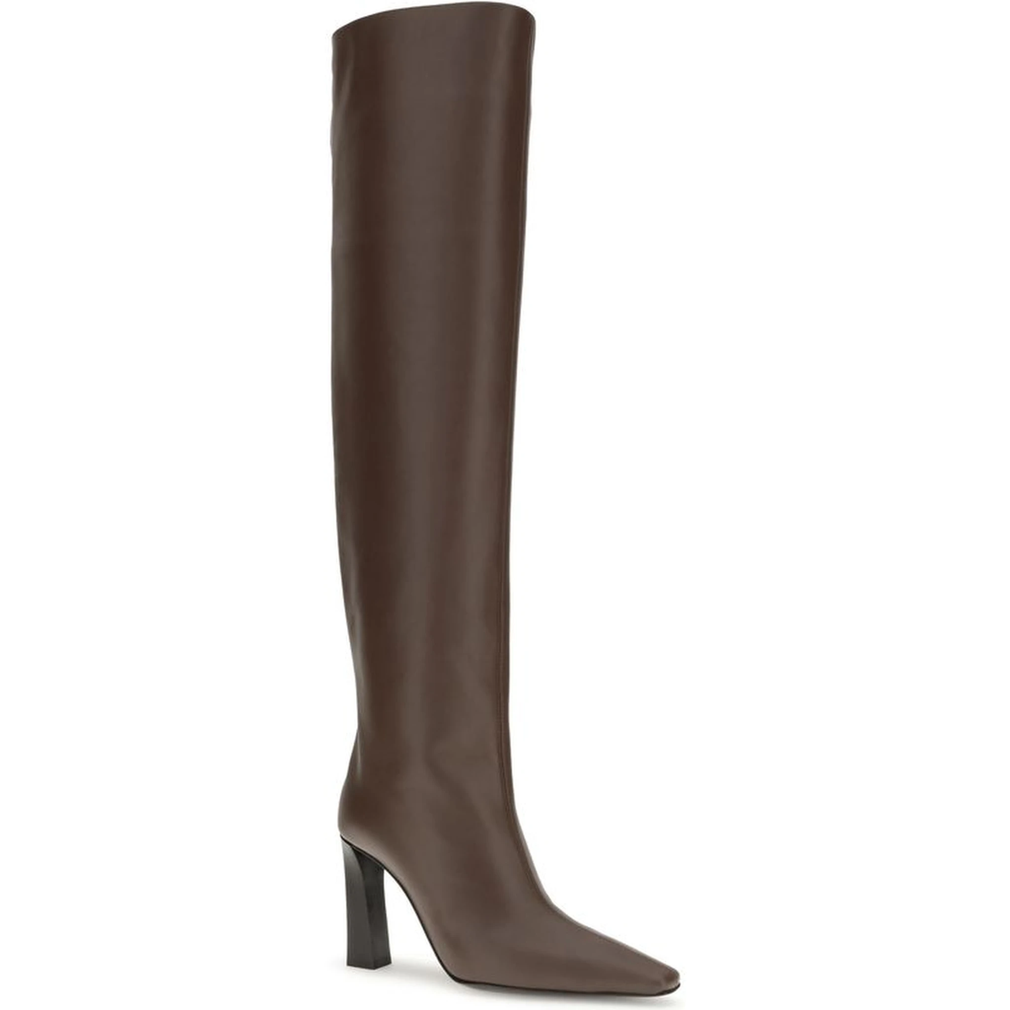 Brown Leather Over The Knee