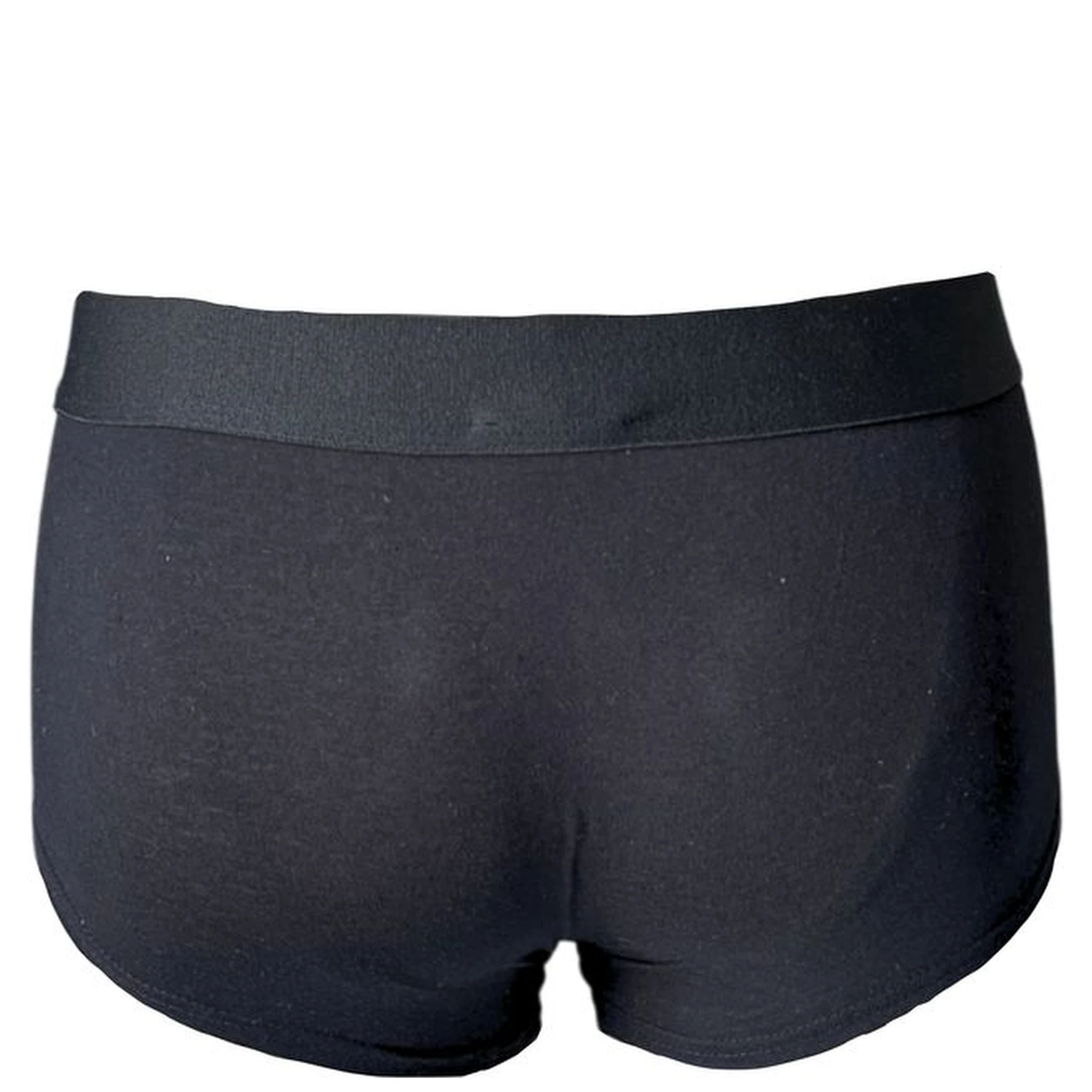 Black Cotton Men Boxer