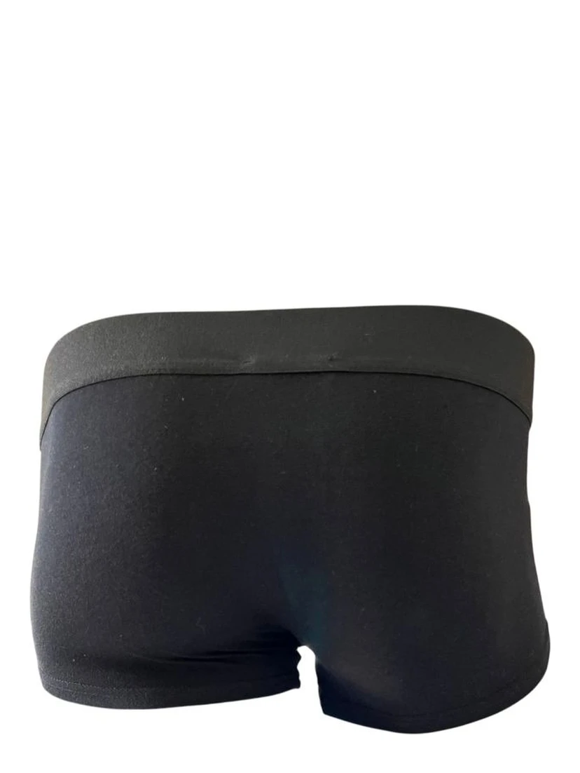 Black Cotton Men Boxer