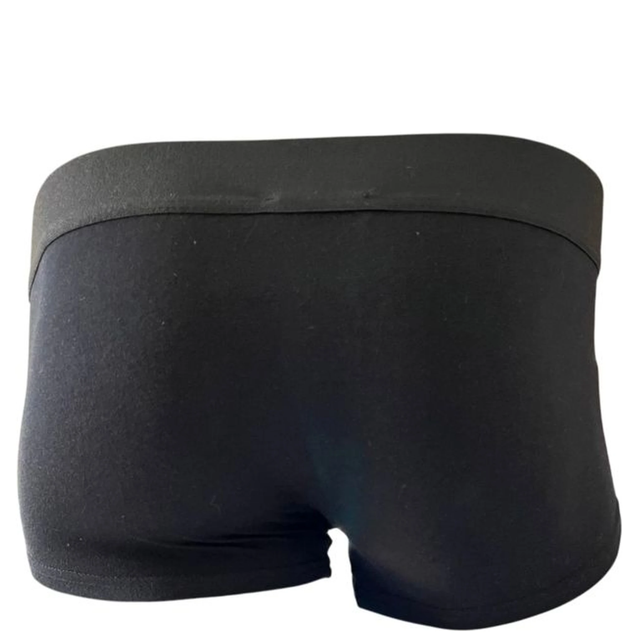 Black Cotton Men Boxer