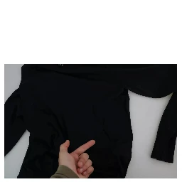 Black Cashmere Crewneck Pullover Sweater