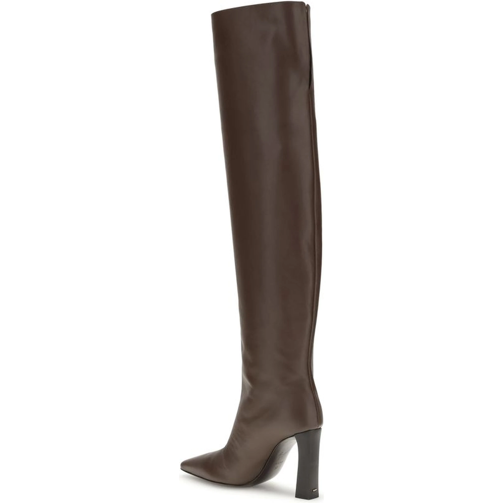 Brown Leather Over The Knee