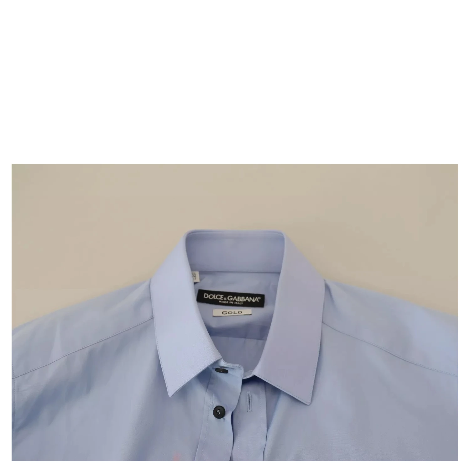 Light Blue Cotton Slim Fit Dress Shirt