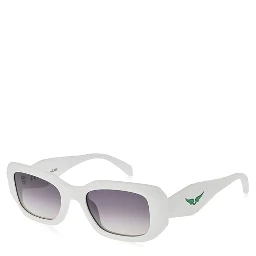 White Acetate Sunglasses