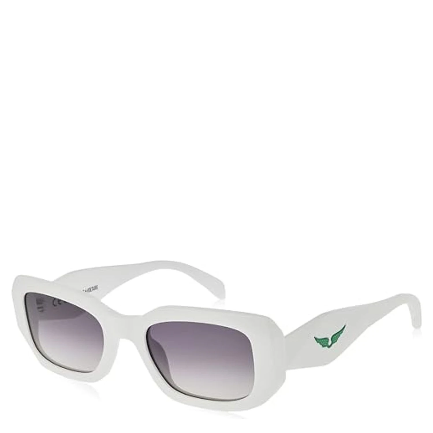 White Acetate Sunglasses
