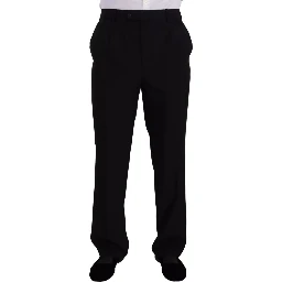 Blue Polyester Single Breasted Formal 2 Piece Suit