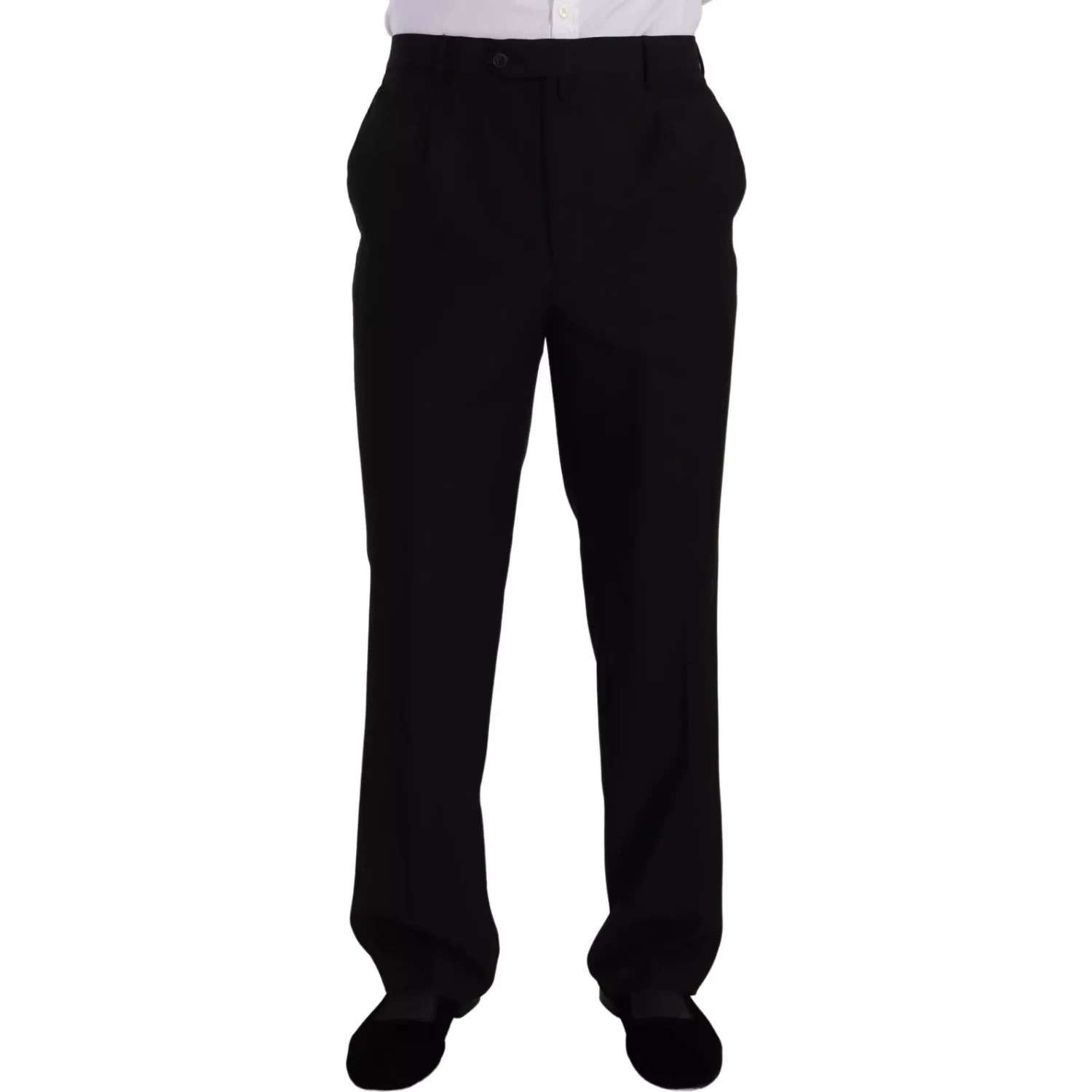 Blue Polyester Single Breasted Formal 2 Piece Suit