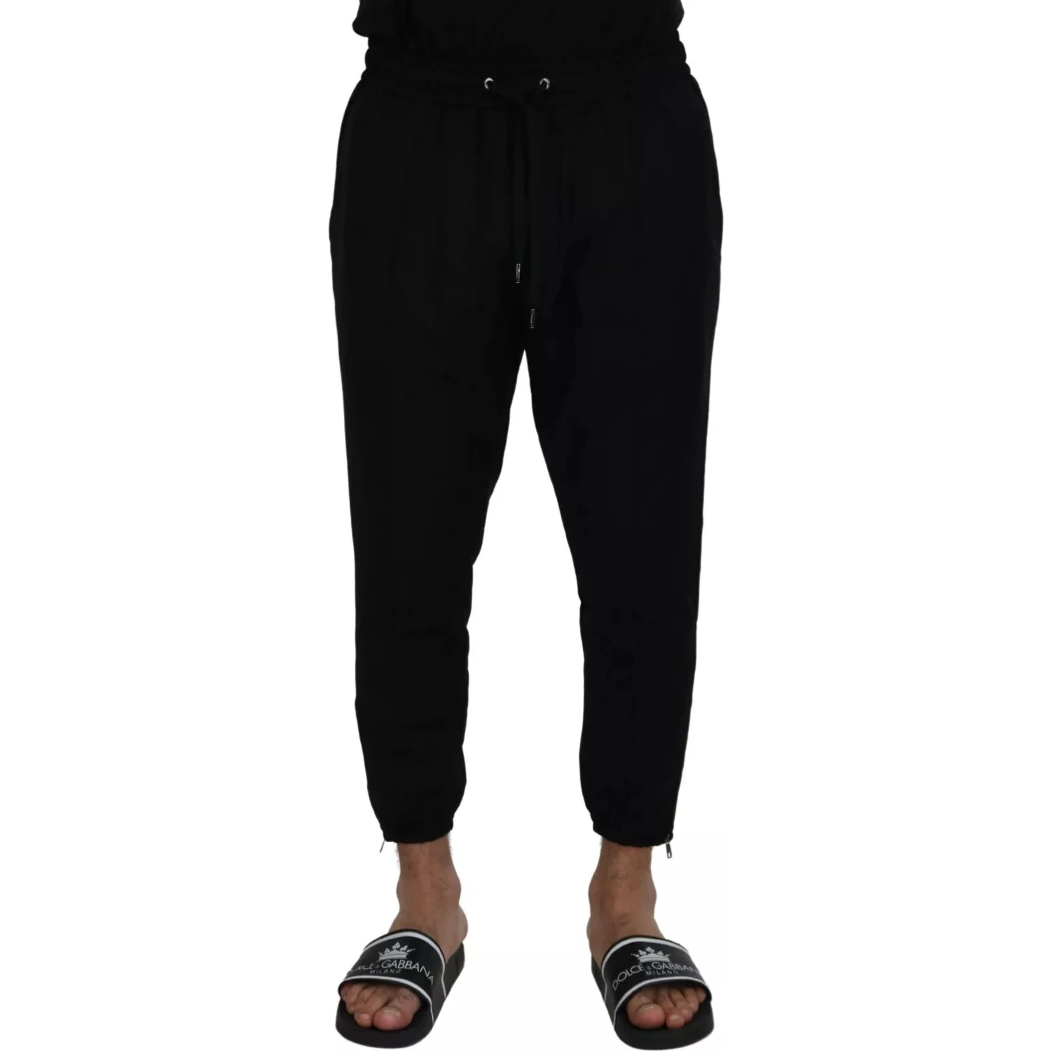 Black Jogger Wool Jogging Trouser