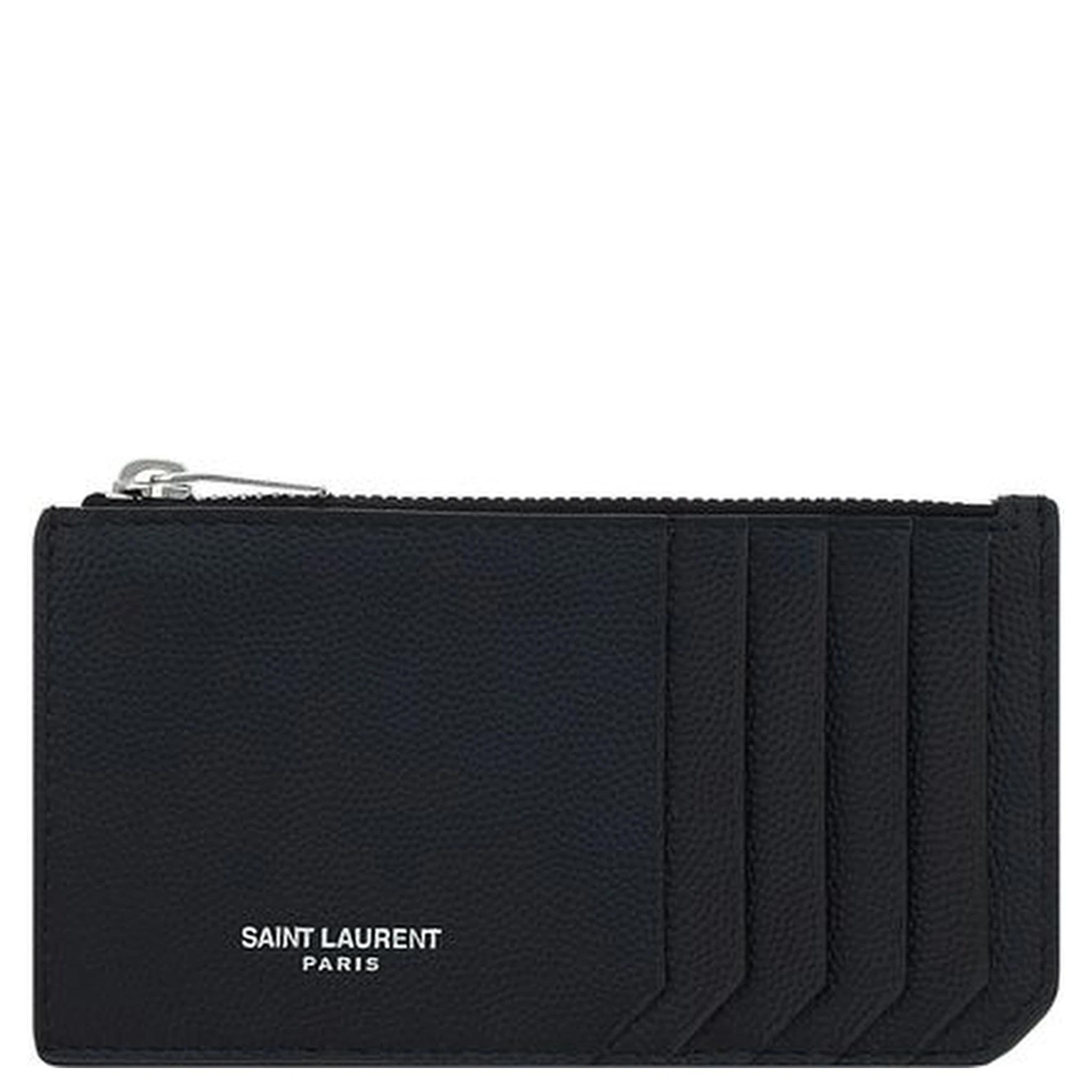 محفظة بوس توروس من جلد العجل الأسود