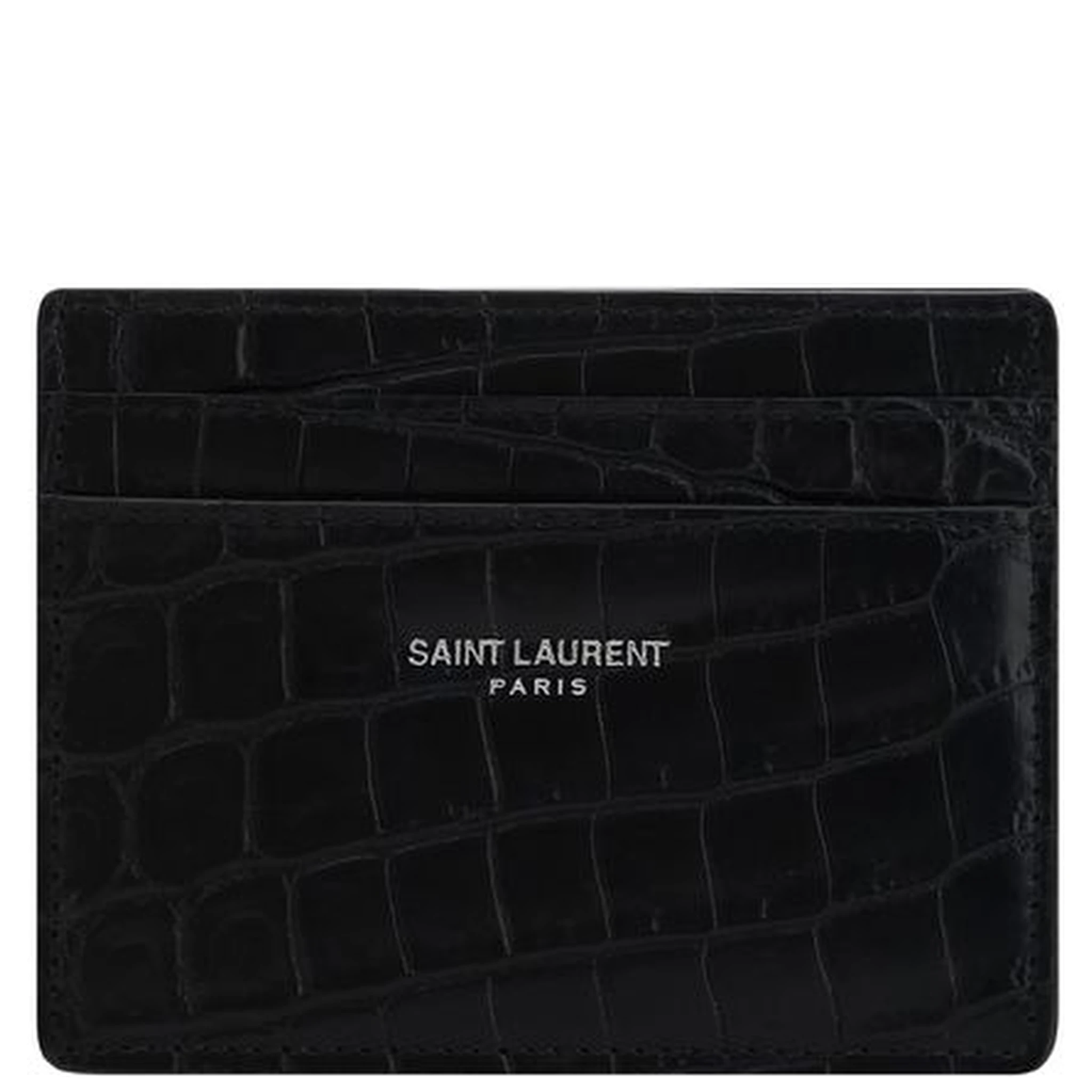 محفظة بوس توروس من جلد العجل الأسود