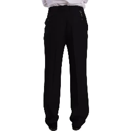 Blue Polyester Single Breasted Formal 2 Piece Suit
