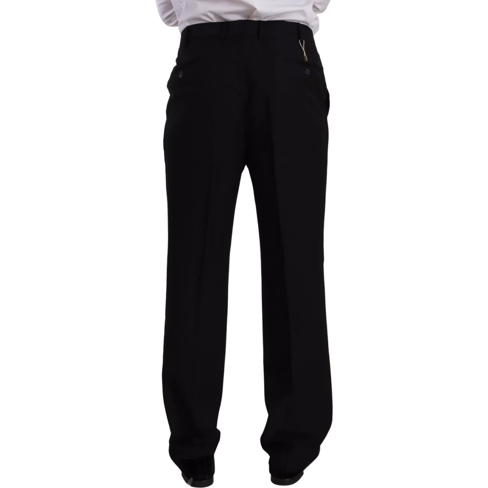 Blue Polyester Single Breasted Formal 2 Piece Suit