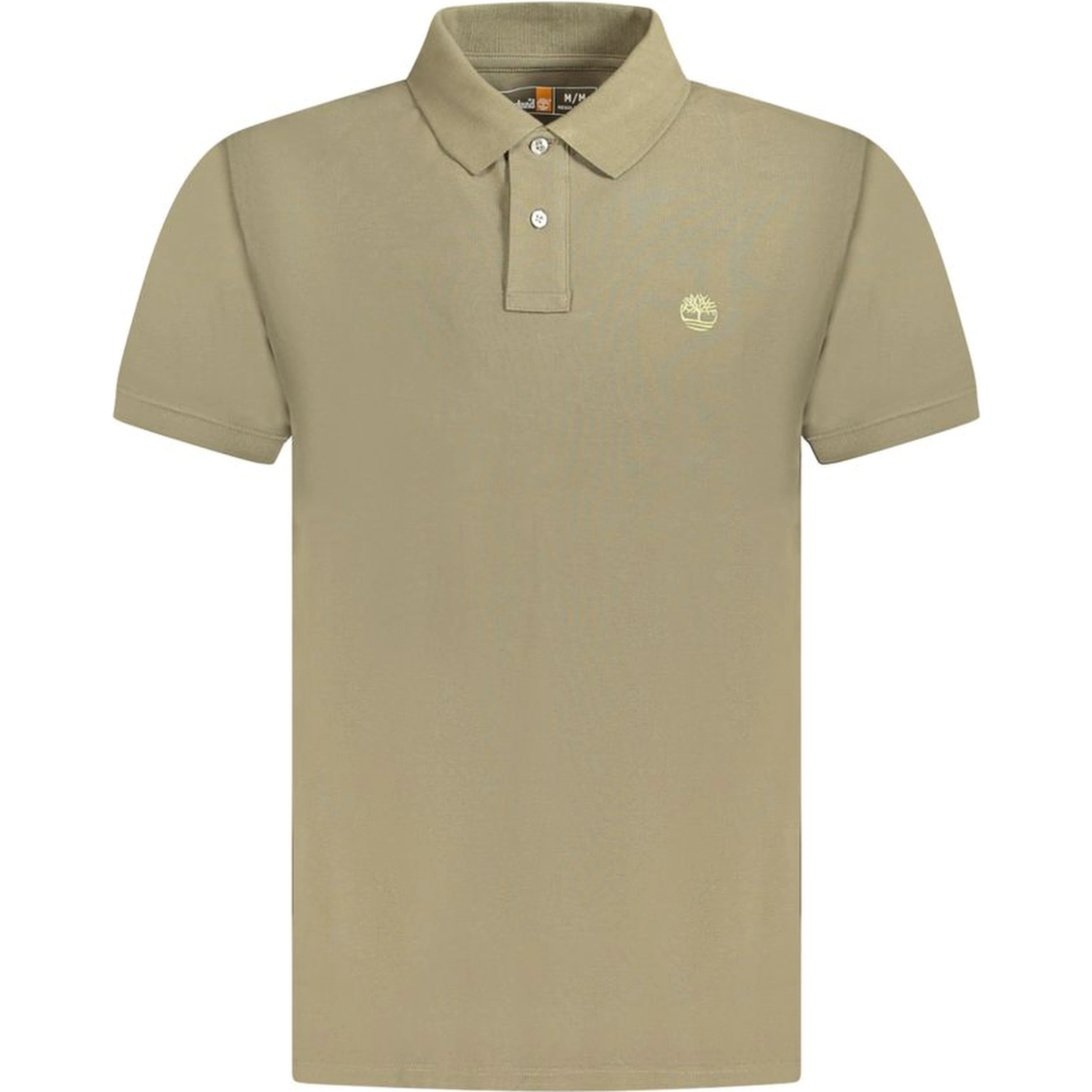 Green Cotton Polo T-Shirt