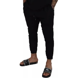 Black Jogger Wool Jogging Trouser
