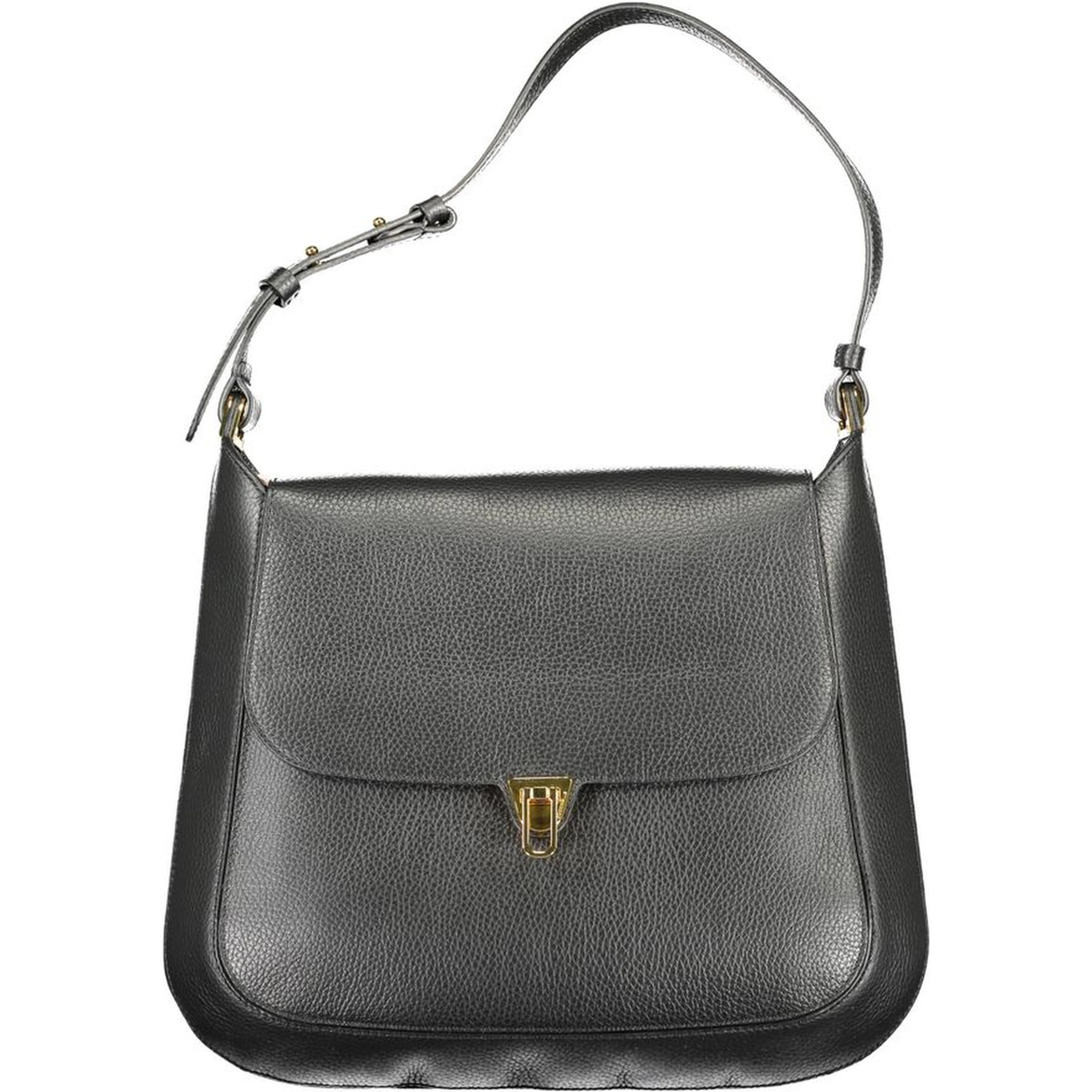 Black Leather Women Handbag