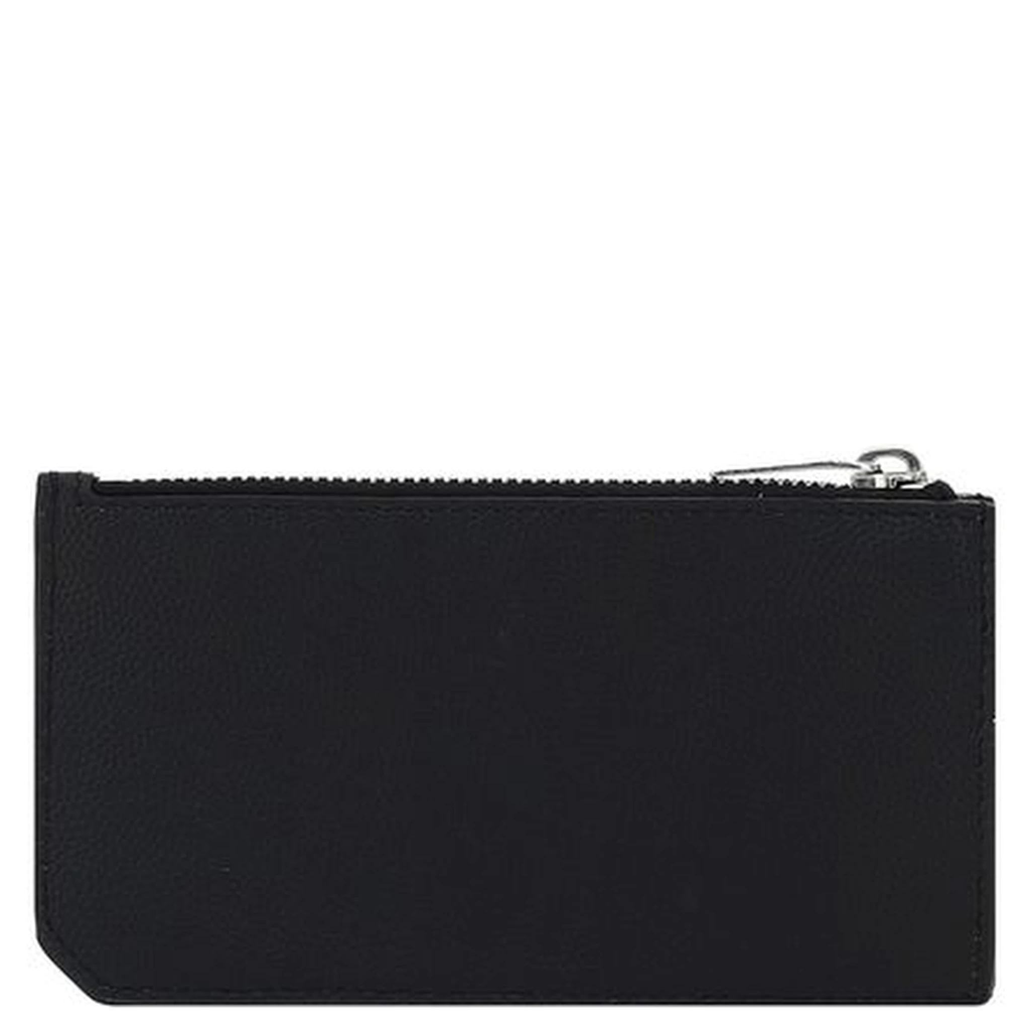 محفظة بوس توروس من جلد العجل الأسود