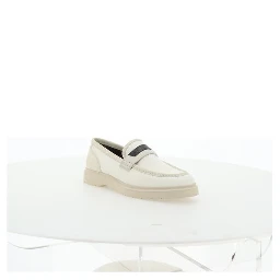 Beige Loafers Shoes