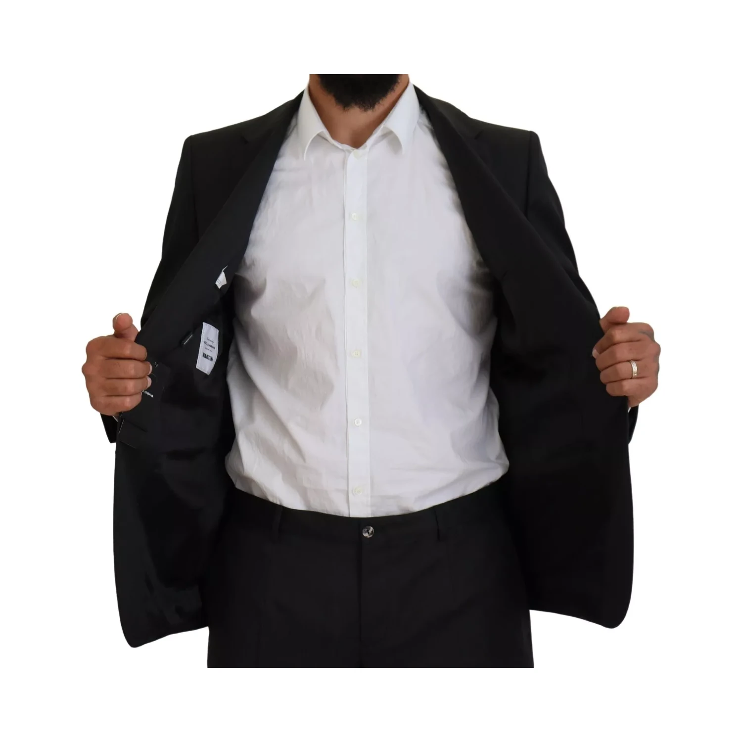 Melange Grey Wool 2 Piece MARTINI Suit