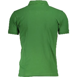 Green Cotton Polo Shirt