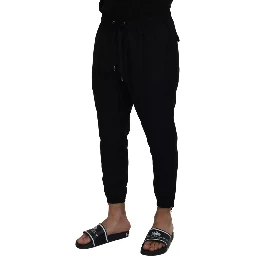 Black Jogger Wool Jogging Trouser