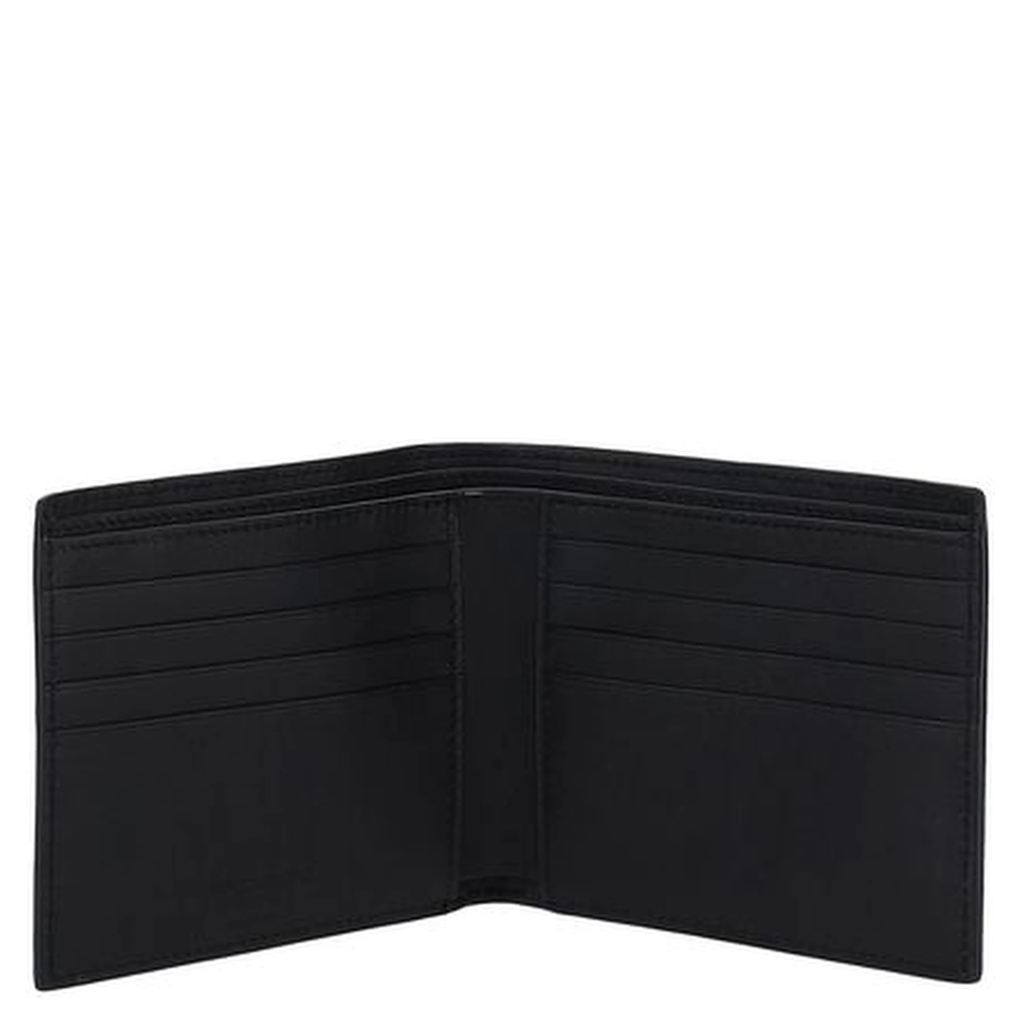 محفظة بوس توروس من جلد العجل الأسود