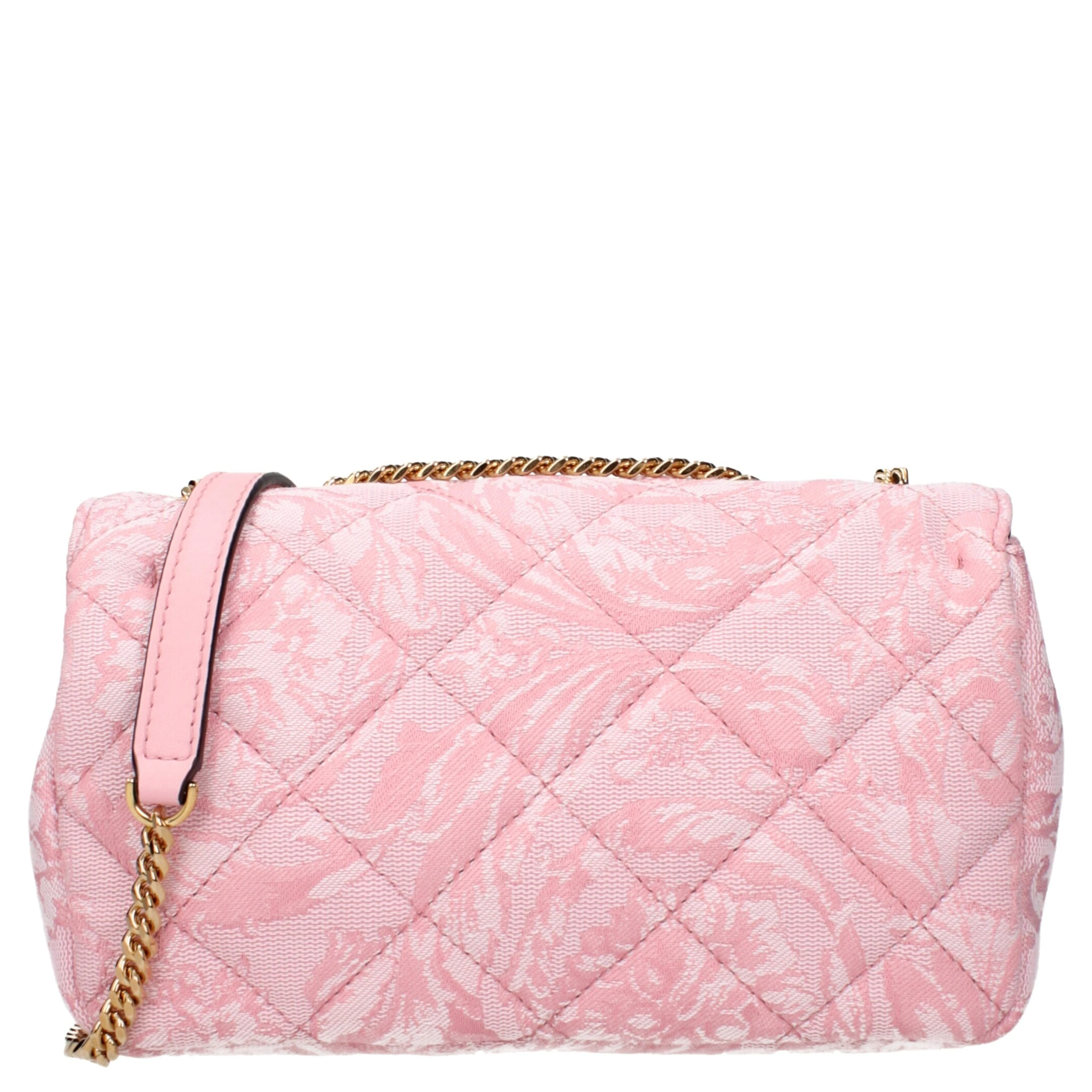 Pink Fabric Shoulder Bag